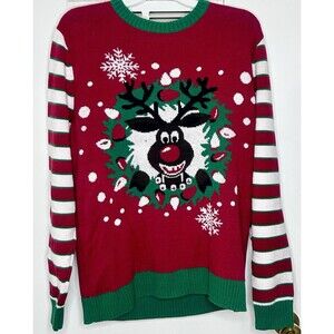 Ugly Christmas Sweater Xmas Size Men’s  XL